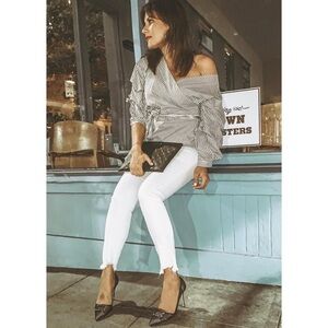 Wishlist Striped Wrap Top